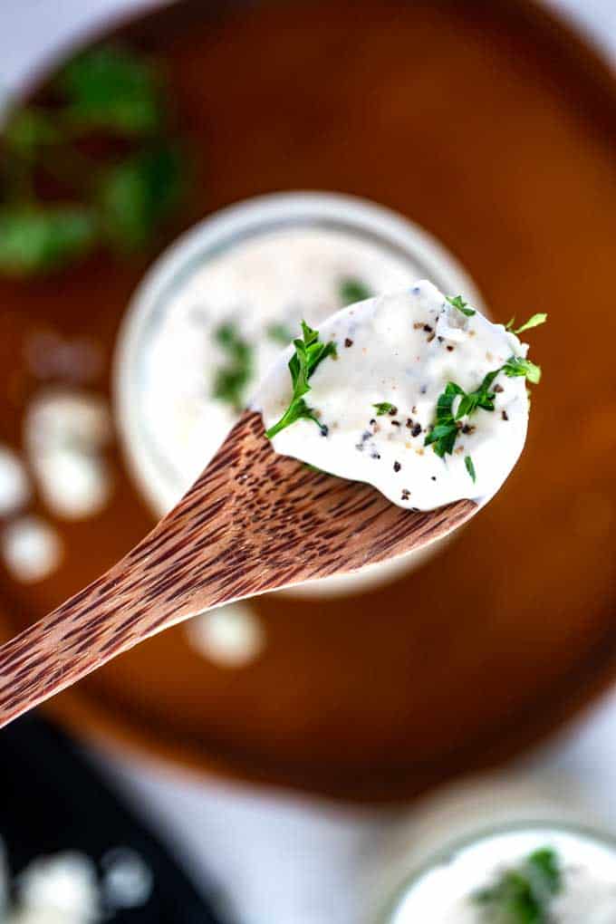 Keto Blue Cheese Dressing - Kicking Carbs