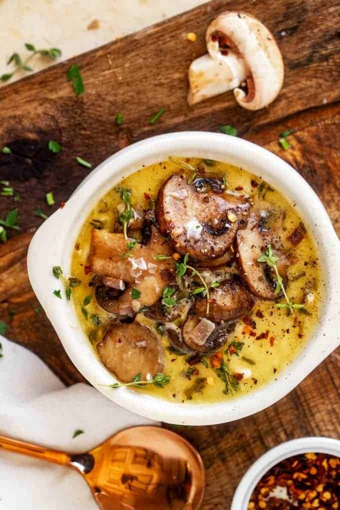 Keto Mushroom Soup Recipe - Instant Pot or Stovetop