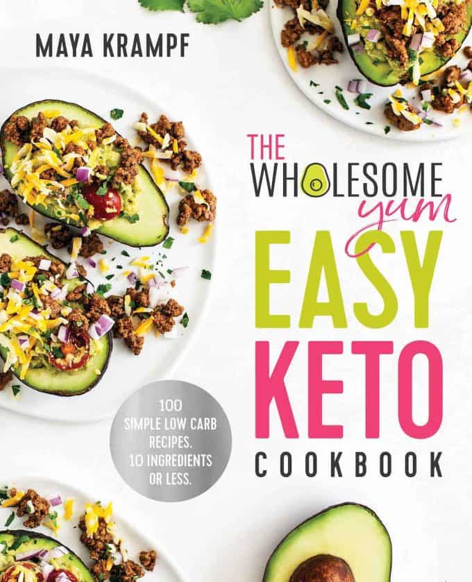 Photo of the cover of The Wholesome Yum Easy Keto Cookbook.