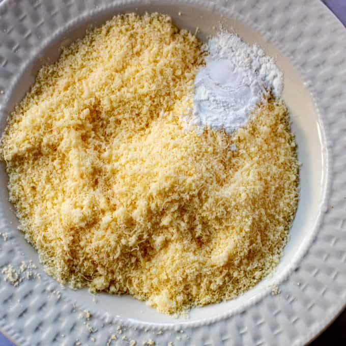 Photo of a parmesan coating for chicken.