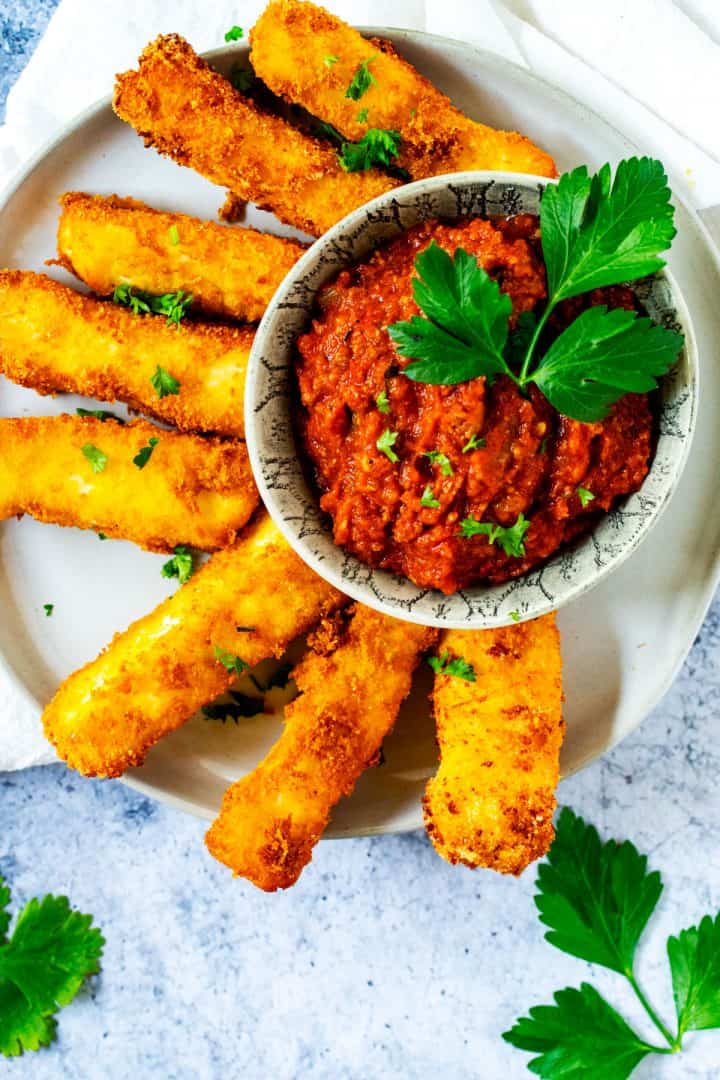 Keto Halloumi Fries Kicking Carbs