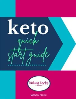 Photo of a cover that says Keto Quick Start Guide.
