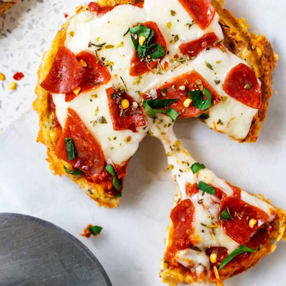Keto Pizza Chaffle Recipe (takes only minutes to make!) 