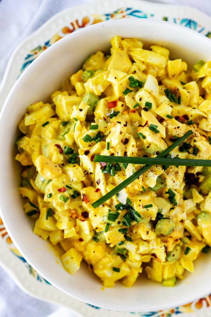 Keto Egg Salad - Kicking Carbs