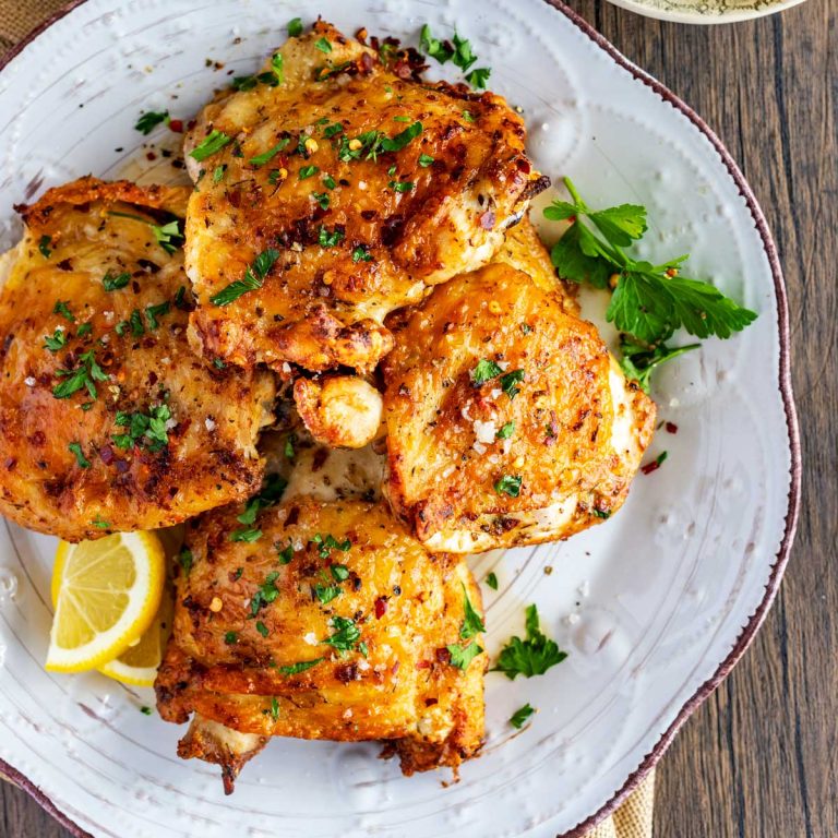 Air Fryer Chicken Thighs Low Carb, Keto Kicking Carbs