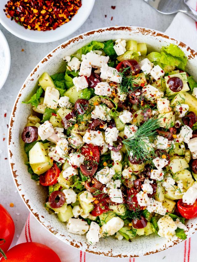 Keto Greek Salad Story