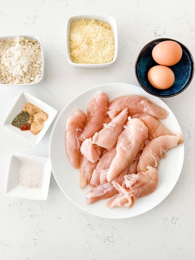 30Minute Crispy Keto Air Fryer Chicken Tenders Kicking Carbs