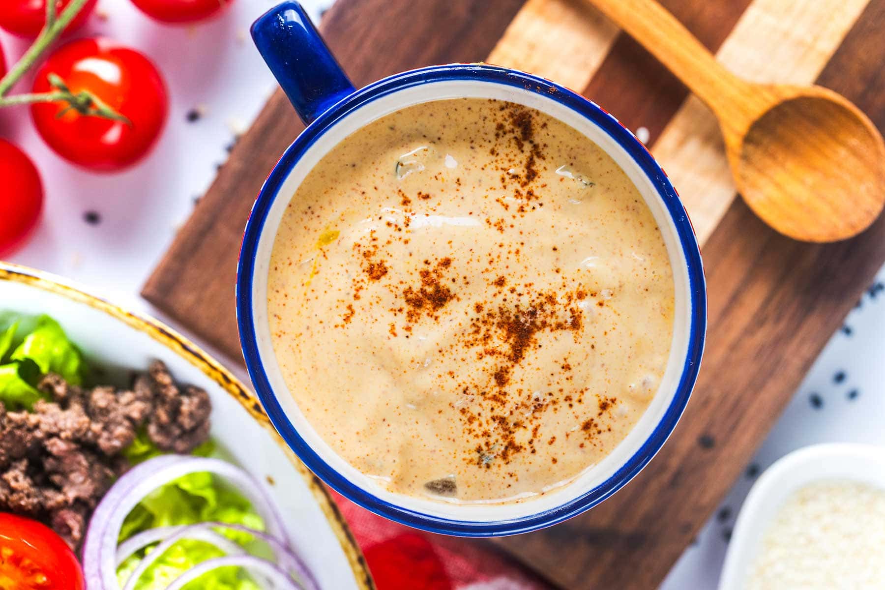 Keto Big Mac Sauce (5 Minutes) - Kicking Carbs
